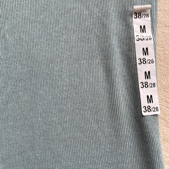 Zara blue flowy knit pant size m - Picture 3 of 6